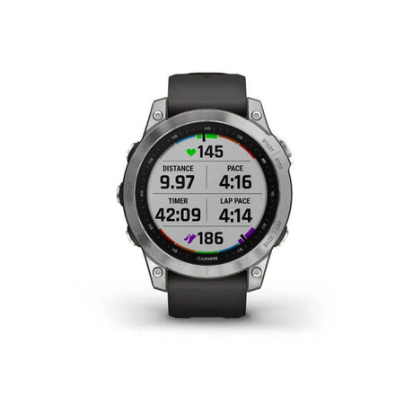 Orologio - Garmin Fenix 7 – Standard Edition Silver Con Cinturino Graphite