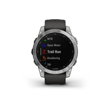 Orologio - Garmin Fenix 7 – Standard Edition Silver Con Cinturino Graphite