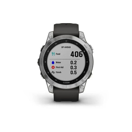 Orologio - Garmin Fenix 7 – Standard Edition Silver Con Cinturino Graphite