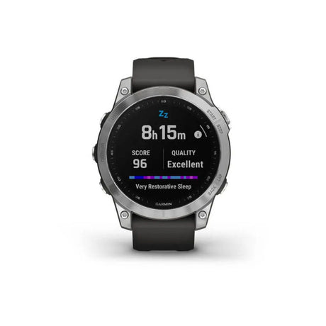 Orologio - Garmin Fenix 7 – Standard Edition Silver Con Cinturino Graphite