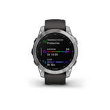 Orologio - Garmin Fenix 7 – Standard Edition Silver Con Cinturino Graphite