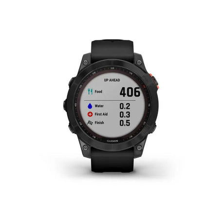 Orologio - Garmin Fēnix® 7 – Solar Edition Slate Grey Con Cinturino Black