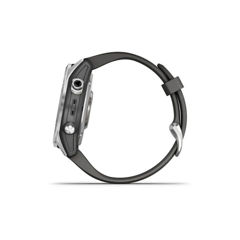 Orologio - Garmin Fēnix® 7S – Standard Edition Silver Con Cinturino Graphite