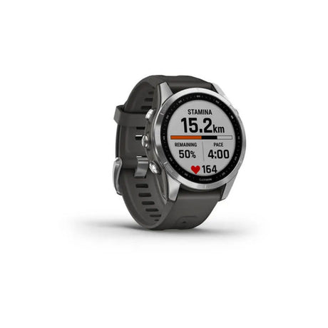 Orologio - Garmin Fēnix® 7S – Standard Edition Silver Con Cinturino Graphite