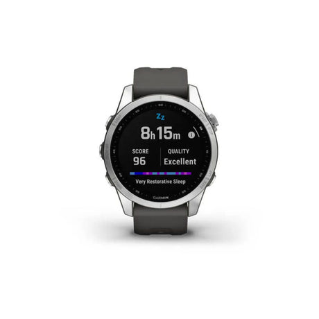 Orologio - Garmin Fēnix® 7S – Standard Edition Silver Con Cinturino Graphite