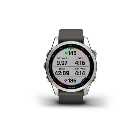 Orologio - Garmin Fēnix® 7S – Standard Edition Silver Con Cinturino Graphite