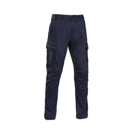 Pantalone - Defcon 5 Long Cargo Pant Navy Blue Melange Xxl