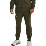 Pantalone - Under Armour Uomo Jogger Rival Terry Marine Od Green / Onyx White 390