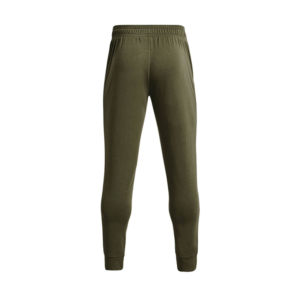 Pantalone - Under Armour Uomo Jogger Rival Terry Marine Od Green / Onyx White 390