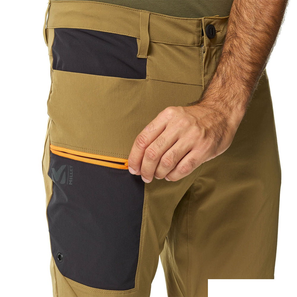 ★2022SS新作★GROVE★MILLET PANTS PANTS - MEN - MILLET - ABRASION STRETCH PANT M Grove/Black
