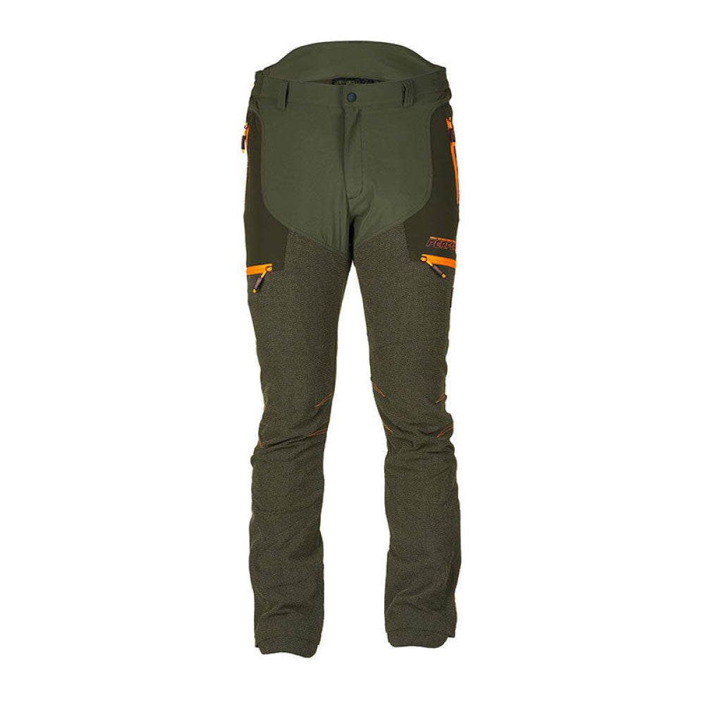 Pantalone - Uomo Univers Cordura® Elasticizzato Verde/Arancio