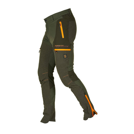 Pantalone - Uomo Univers Cordura® Elasticizzato Verde/Arancio 48