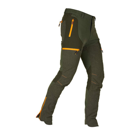 Pantalone - Uomo Univers Cordura® Elasticizzato Verde/Arancio