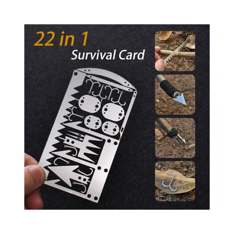 Piastrina Survival Card 22 In 1