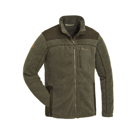 Pinewood - Giacca Pile Prestwick Exclusive Fleece Jacket M’s Olive Mel/Sued Brown M