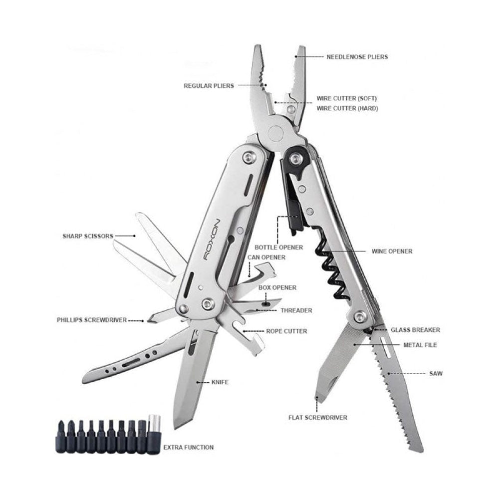 Pinza - Roxon Storm S801S 19 In One (Pinza Multiuso 16 Funzioni)