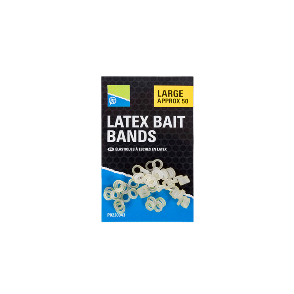 Preston - Latex Bait Bands Large Approx 50