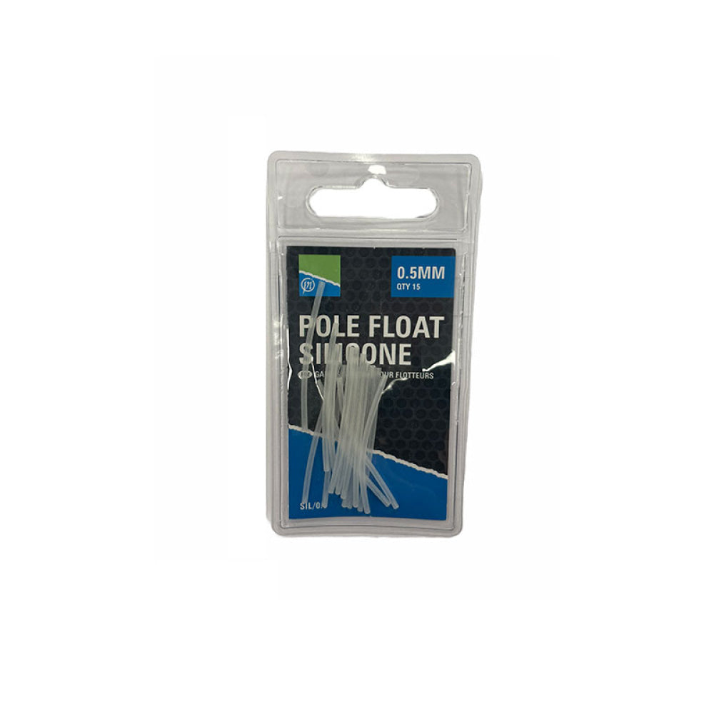 Preston - Pole Float Silicone 0.5Mm (Qty 15)