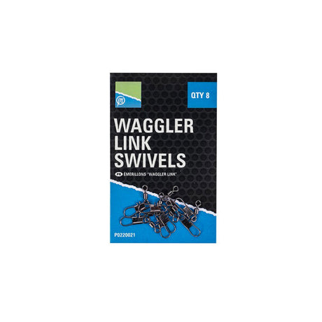 Preston - Waggler Link Swivels (Qty 8)