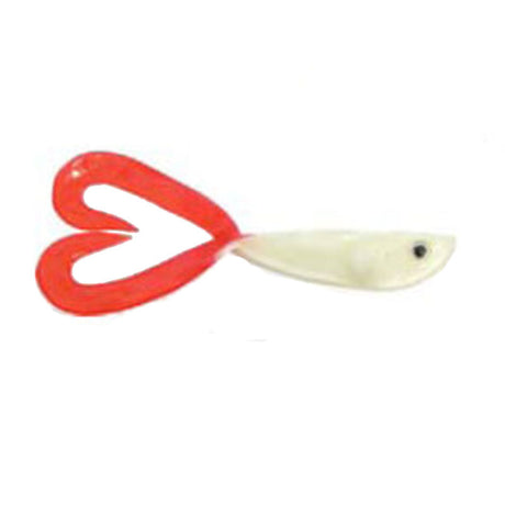 Rapture - Live Action Lures Froggy Shad 6’ 1/8 White Red (155Mm) (4Pz)