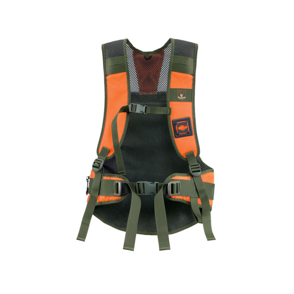 Riserva - Gilet/Zaino Caccia Da Conduttore Col. Arancio Fluo