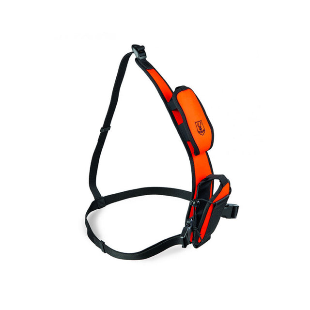 Riserva - Spallina Porta Gps Garmin E Radio In Tessuto Arancio Fluo Regolabile