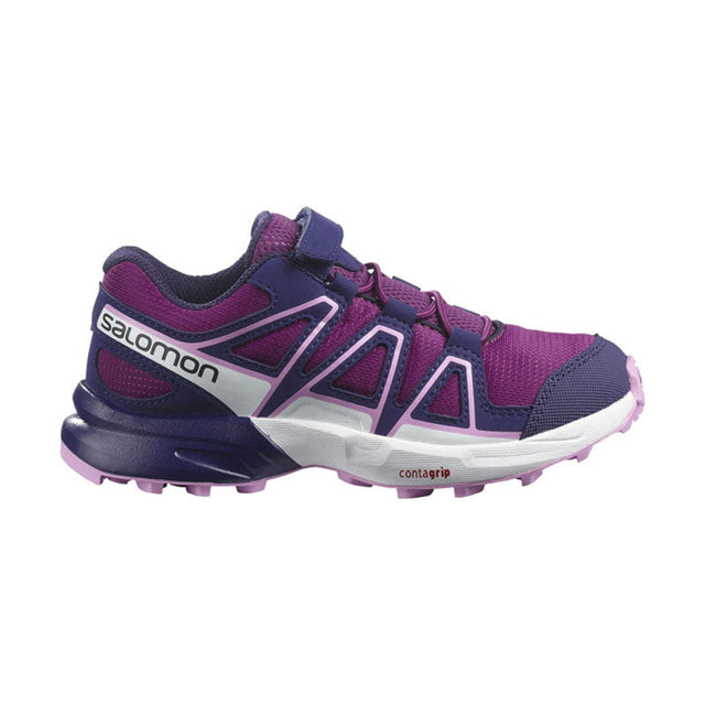 Salomon - Bimbo/A Speedcross Bungee K Plum Caspia/Evening Blue/Orchid 26