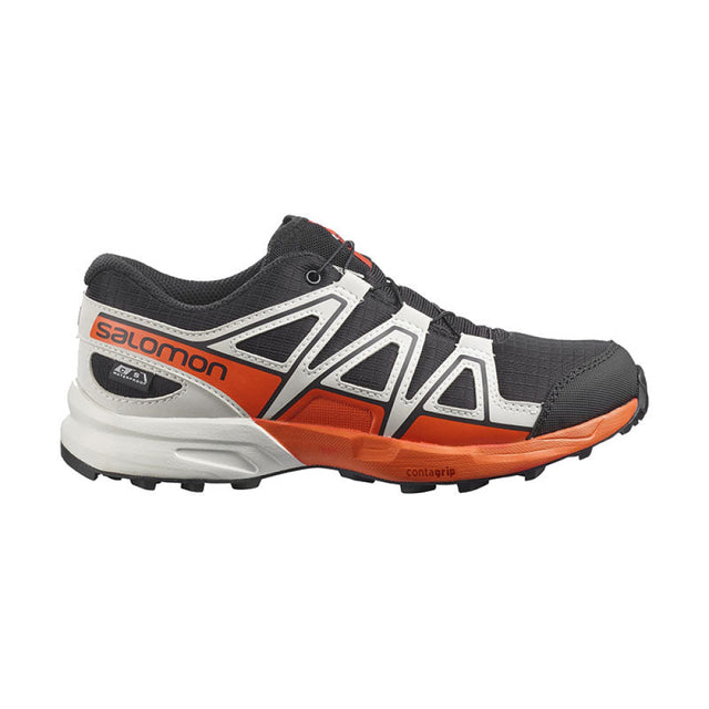 Salomon - Bimbo/A Speedcross Climasalomon™ Waterproof J Black/Lunar Rock/Cherry Tomato