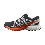 Salomon - Bimbo/A Speedcross Climasalomon™ Waterproof J Black/Lunar Rock/Cherry Tomato