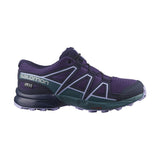 Salomon - Bimbo/A Speedcross Climasalomon™ Waterproof J Grape Juice/Mallard Blue/Lavender 31