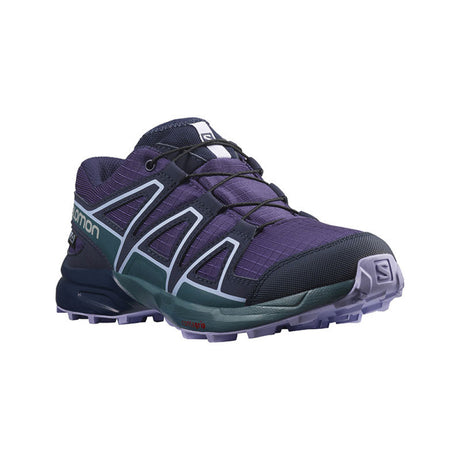 Salomon - Bimbo/A Speedcross Climasalomon™ Waterproof J Grape Juice/Mallard Blue/Lavender