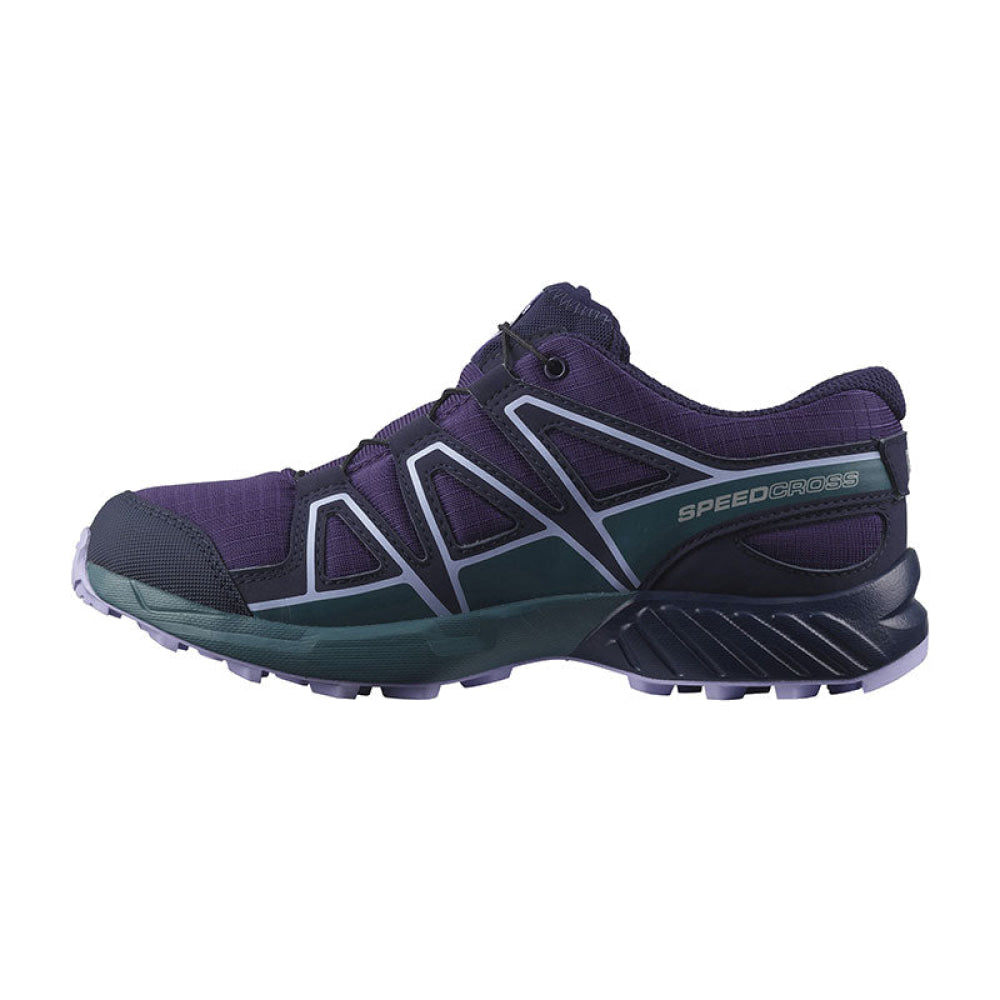 Salomon - Bimbo/A Speedcross Climasalomon™ Waterproof J Grape Juice/Mallard Blue/Lavender