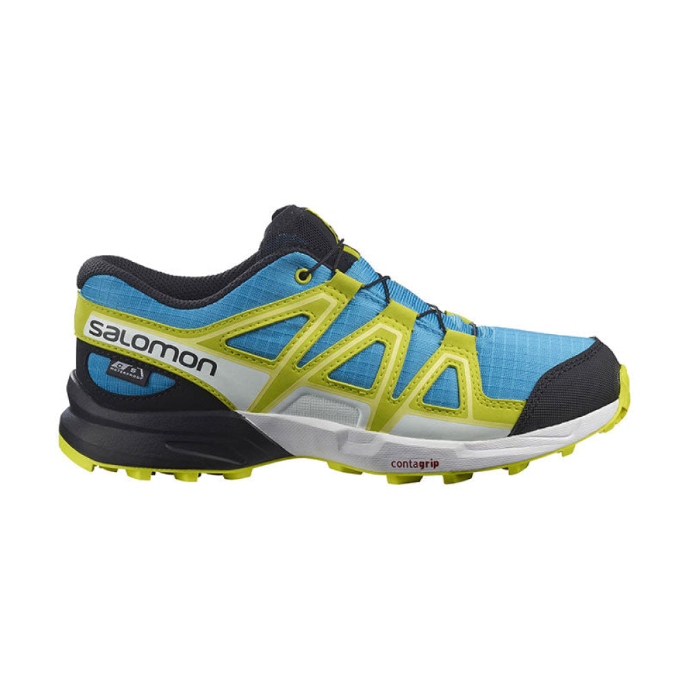 Salomon - Bimbo/A Speedcross Climasalomon™ Waterproof J Hawaiian Ocean/Evening Primrose/Charlock 37