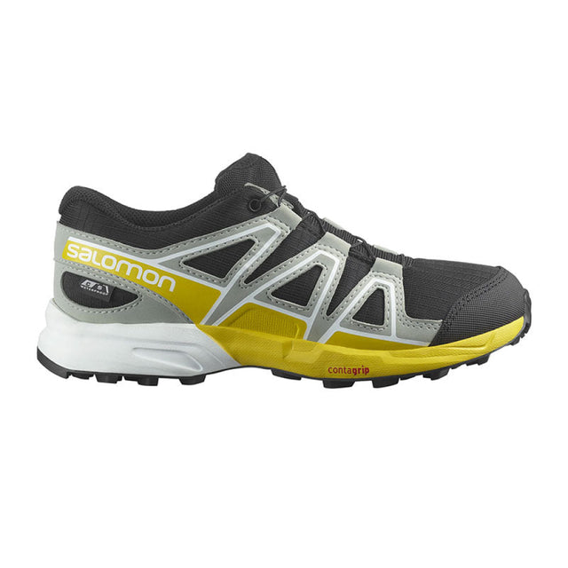 Salomon - Bimbo/A Speedcross Cswp J Black / Wrought Iron Lemon 31