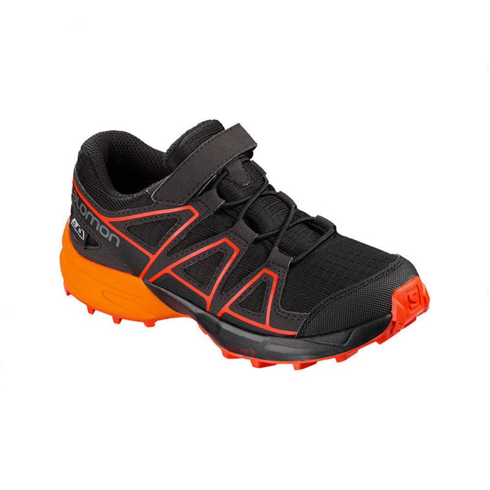 Salomon - Bimbo/A Speedcross Cswp K Black / Tangelo Cherry Tomato 26