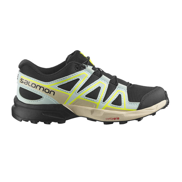 Salomon - Bimbo/A Speedcross J Black / Bleached Aqua Sand 31