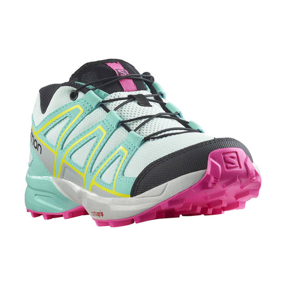 Salomon - Bimbo/A Speedcross J Bleached Aqua / Blue Radiance Lunar Rock