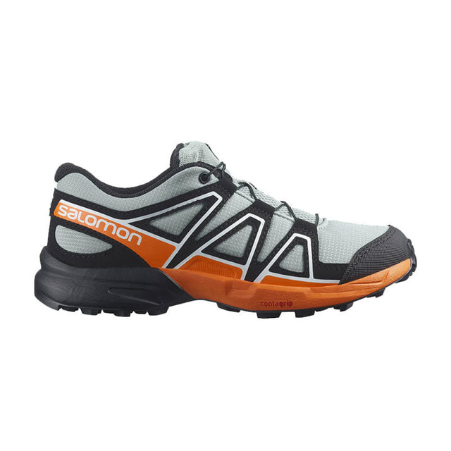 Salomon - Bimbo/A Speedcross J Wrought Iron / Black Vibrant Orange 31