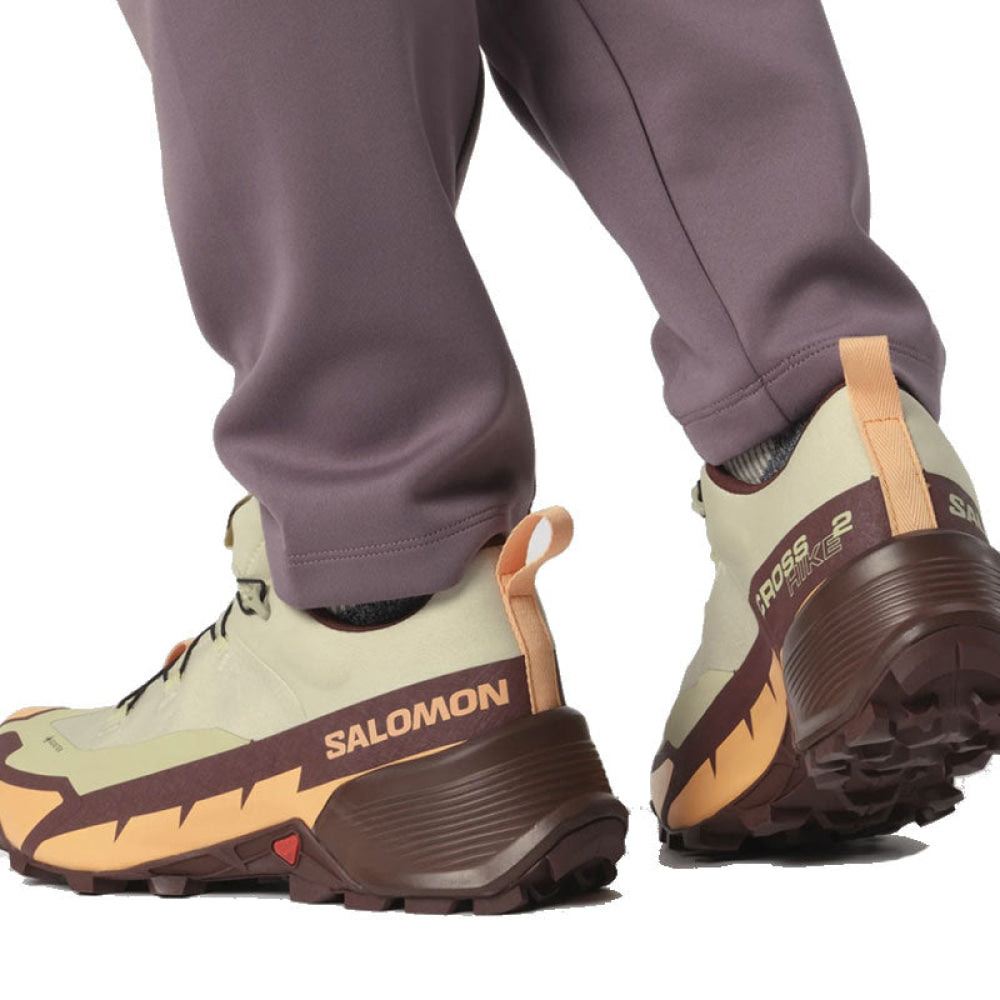 Salomon - Donna Cross Hike 2 Gtx Alfalfa / Cantaloupe Bitter Chocolate