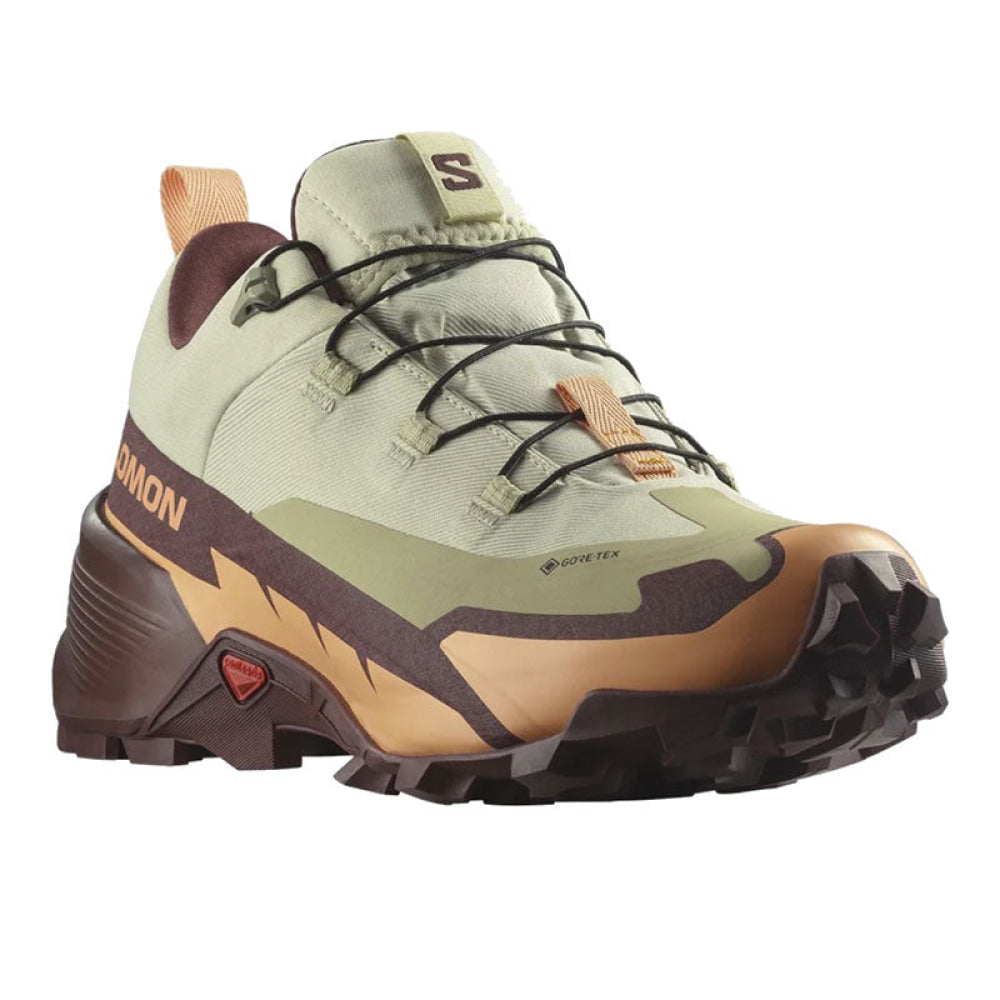 Salomon - Donna Cross Hike 2 Gtx Alfalfa / Cantaloupe Bitter Chocolate