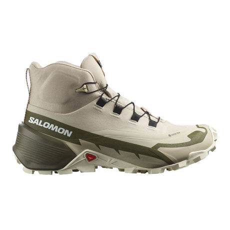 Salomon - Donna Cross Hike 2 Mid Gtx Feather Gray / Olive Night White 37 1/3