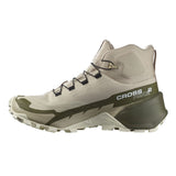 Salomon - Donna Cross Hike 2 Mid Gtx Feather Gray / Olive Night White