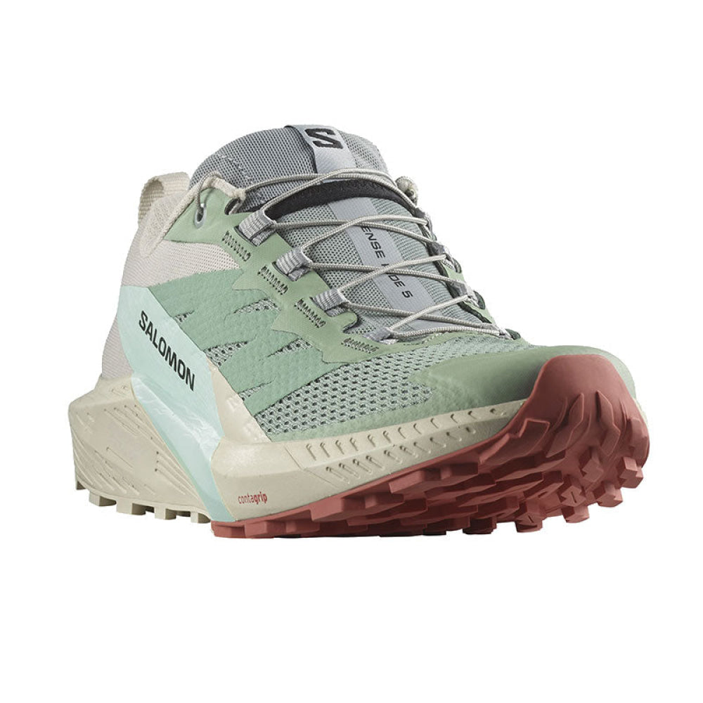 SALOMON - WOMEN - SENSE RIDE 5 W Lily Pad / Rainy Day / Bleached Aqua