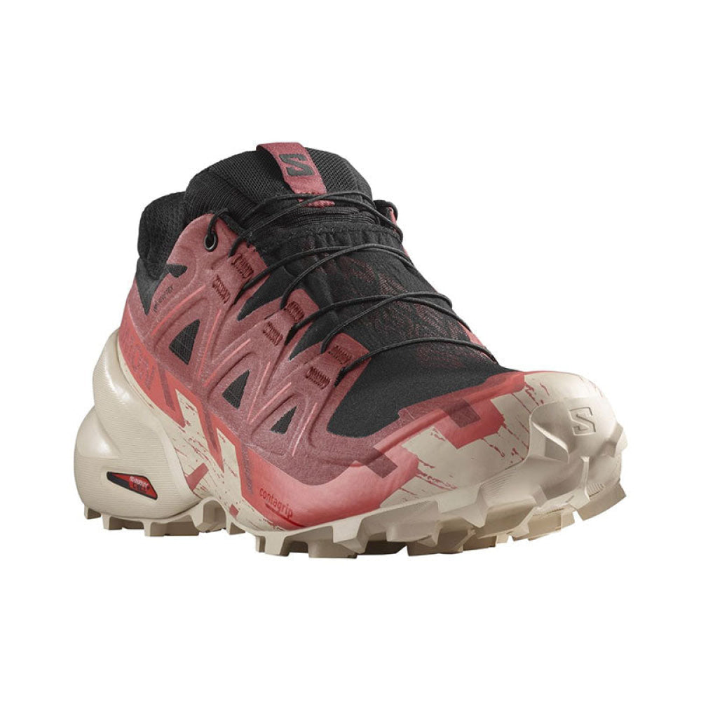 SALOMON WOMEN SPEEDCROSS 6 GTX W Black Cow Hide Faded Rose