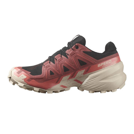 Salomon - Donna Speedcross 6 Gtx W Black / Cow Hide Faded Rose