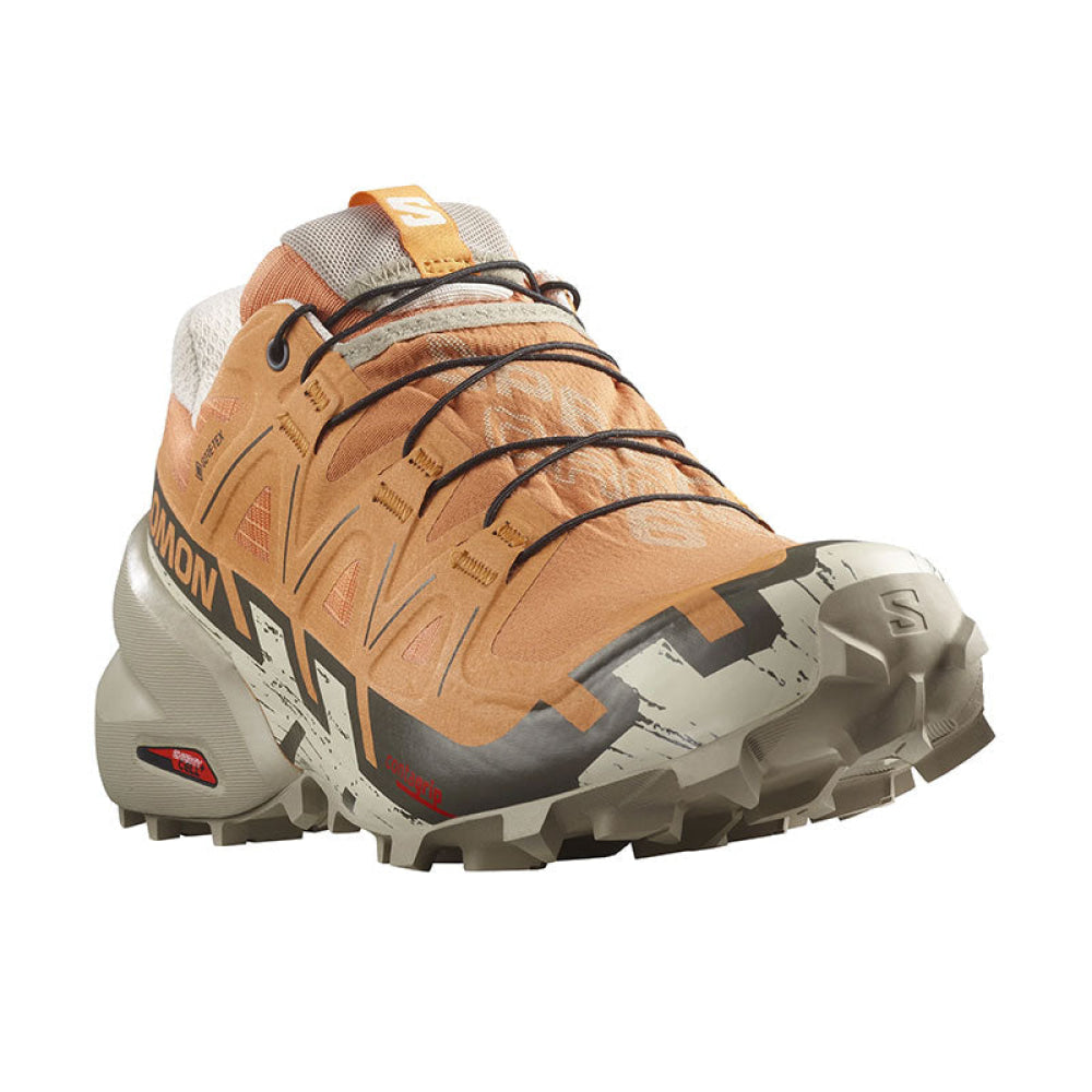 Salomon - Donna Speedcross 6 Gtx W Coral Gold / Vintage Khaki Rainy Day