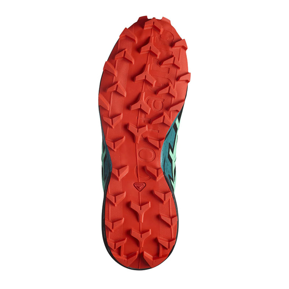 Salomon - Donna Speedcross 6 W Black / Biscay Green Fiery Red