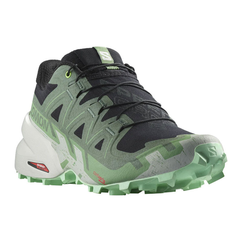 Salomon - Donna Speedcross 6 W Black / Laurel Wreath Green Ash