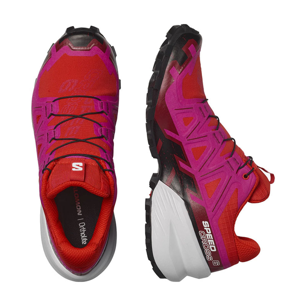 Salomon - Donna Speedcross 6 W Fiery Red / Very Berry White