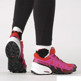 Salomon - Donna Speedcross 6 W Fiery Red / Very Berry White